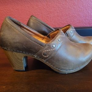 Dansko Brown Clog Heels